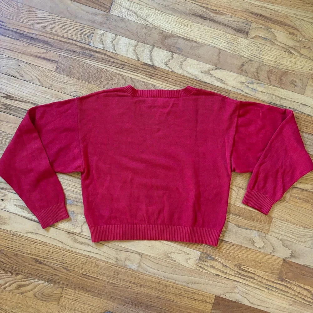 ✨SOLD✨Shaina Mote cropped red sweater size xs - Picture 2 of 11